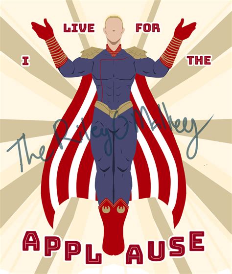 Made To Order Applause Homelander 85 X 11 Print Rileyomalleys