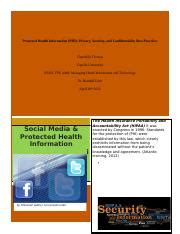 Fpx Thomaschandelle Assessment Docx Protected Health