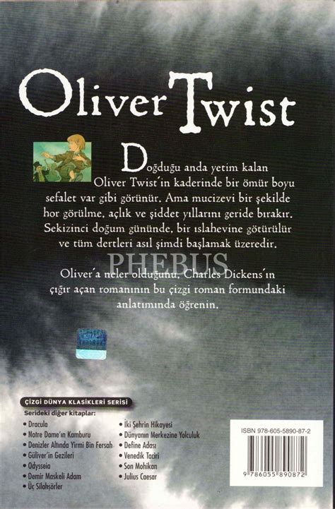 Çizgi Dünya Klasikleri Serisi Oliver Twist Charles Dickens hikaye