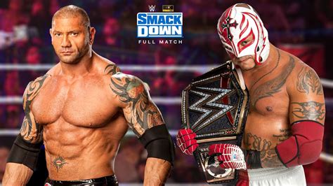 FULL MATCH Rey Mysterio Vs Batista Smackdown Highlights 2024 YouTube