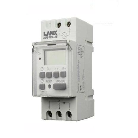 7 day 240V AC 20A 24 hour Programmable Digital Timer Switch Din Rail ...