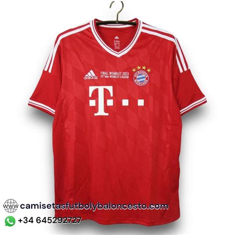 Camiseta Bayern Múnich 2012 2013 Local Final UCL Camisetas Futbol y