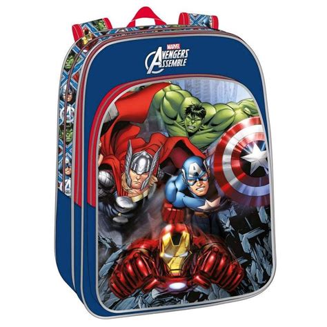 Marvel Avengers Mochila Escolar Adaptable A Carro Amazon Es Equipaje