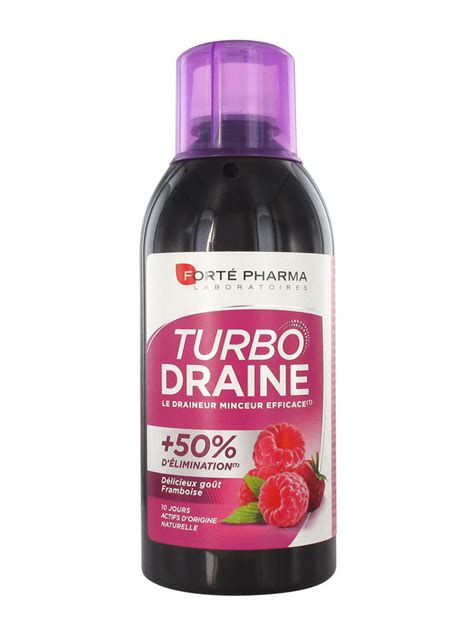 Forté Pharma TurboDraine Minceur 500 ml Goût Framboise