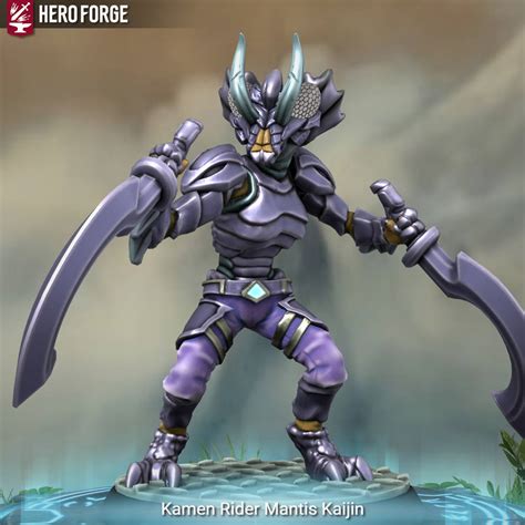 Kamen Rider Mantis Kaijin In Hero Forge By Riderb0y On Deviantart