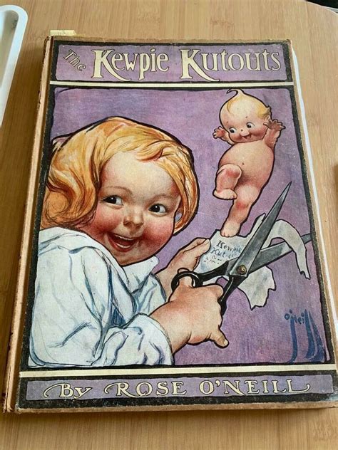 Antique Book The Kewpie Kutouts By Rose O Neill 1914 RARE Paper