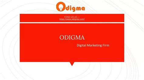 Ppt Odigma Digital Marketing Firm In Bangalore Powerpoint