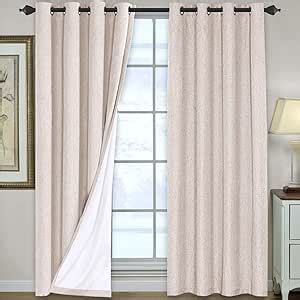 H Versailtex Linen Blackout Curtains Inches Long Absolutely