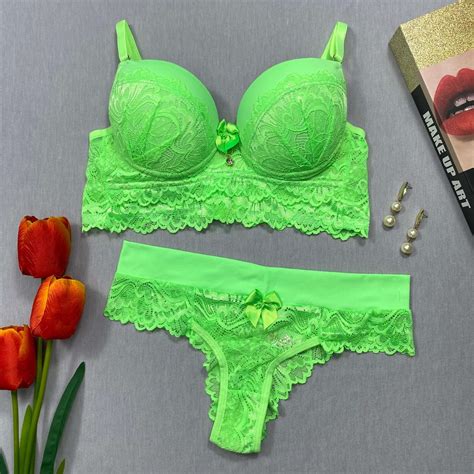 Conjunto De Lingerie Chanel Green Fresh Dolce Pecado