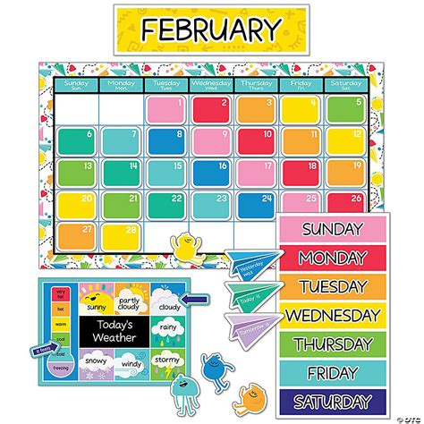 Carson Dellosa Education Happy Place Calendar Bulletin Board Set