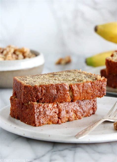 Banana Bread Ultra Moelleux Recette Facile Del S Cooking Twist