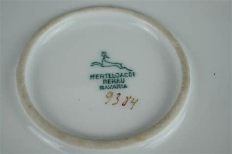 Art Deco Porzellan Deckeldose Hertel Jacob Rehau Handbemalt Um 1920 EBay