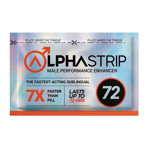 Alphastrip 72 Hour Male Performance Enhancer Bt