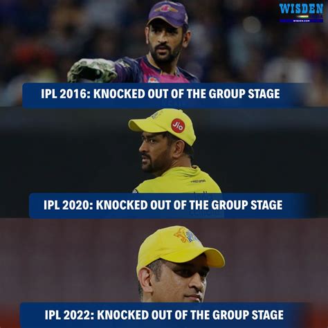 Wisden India On Twitter Ms Dhoni In Ipl Seasons Played