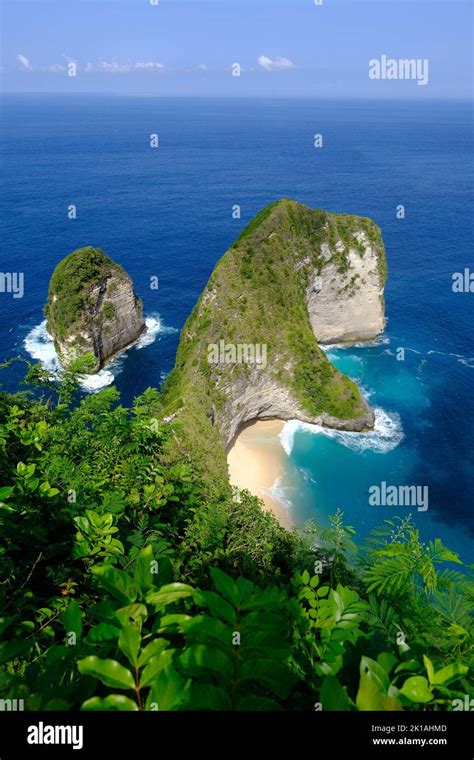 Indonesia Penida Island Nusa Penida Kelingking Beach Coastline