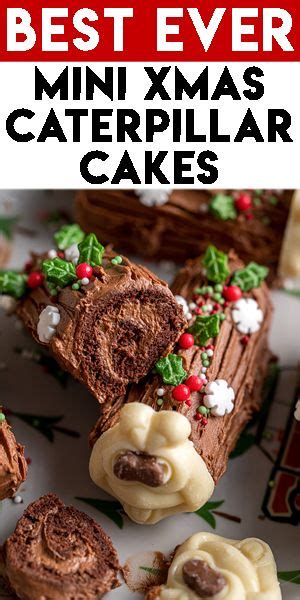 Mini Christmas Colin The Caterpillar Yule Logs Recipe Recipe