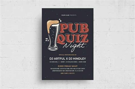 20 Best Trivia Night Flyers Examples To Download Envato Tuts