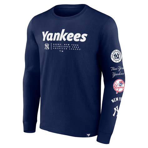 Men S Fanatics Branded Navy New York Yankees Strike The Goal Long