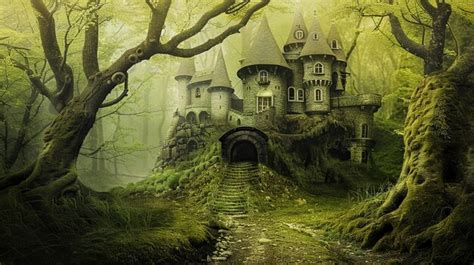 Enchanted Forest Castle | Premium AI-generated image