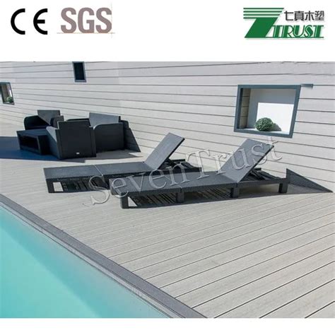 Outdoor Eco Deck Wpc Boards Anti Uv Timber Plastic Composite Decking