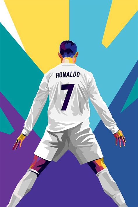 Ronaldo Poster Cristiano Ronaldo Poster Siu Ronaldo Goal Poster