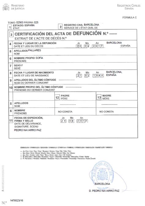 Certificado De Sucesi N Hereditaria Italiana Tramitesitalia