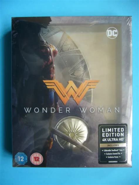 WONDER WOMAN TITANS Of Cult Limited Edition 4K UHD Blu Ray Steelbook