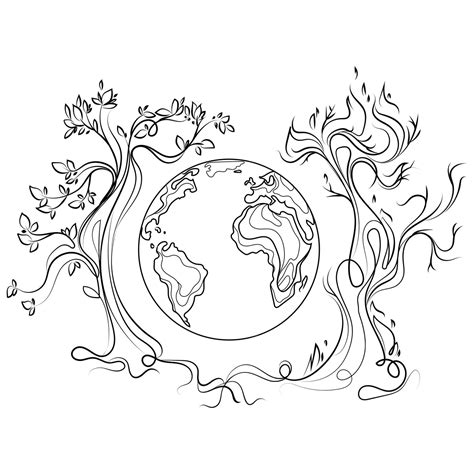 Premium Vector | Global warming and climate change concept Pranet earth ...