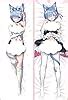 Rem Dakimakura Naked Body Pillow Nude Anime Girl Sexy Cat Ear Maid Custom Waifu Peach Skin
