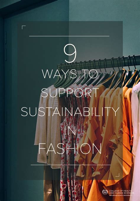 Ways To Support Sustainability In Fashion College Of Health And