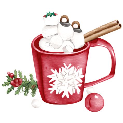 Christmas Hot Chocolate Clipart Creative Fabrica