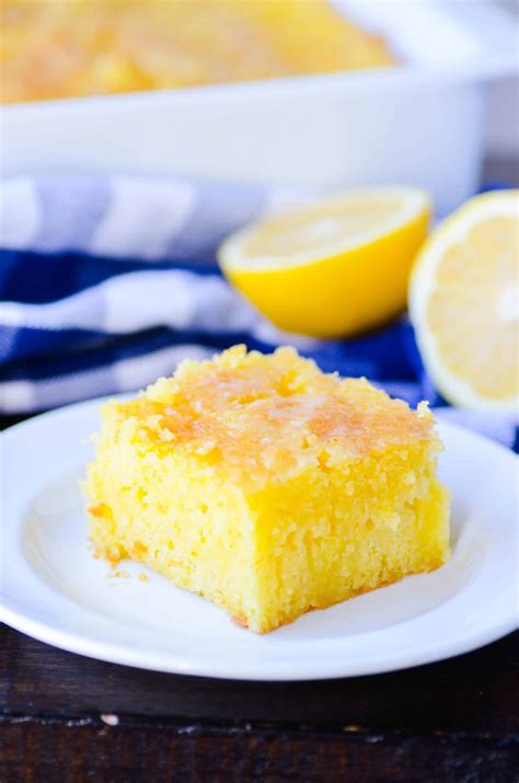 Lemon Jell O Cake Quick And Easy For Spring And Summer