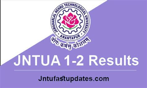 Jntua B Tech 1 2 Sem R20 R19 Results Sept 2022 For Regular Supply