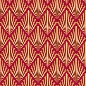 Art Deco Wallpaper Iphone Red Wallpaper Art Deco Fan Gold Art Deco