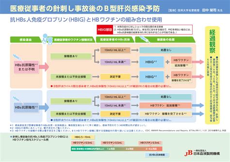 HBs抗原陽性血液による針刺し事故後のB型肝炎感染予防｜資料請求｜JBスクエア 日本血液製剤機構 医療関係者向け情報