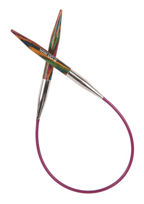 Круговые деревянные спицы KnitPro Symfonie Wood, 25 см. 2,75 мм. Арт ...