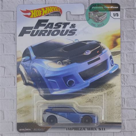 Jual PROMO HOT WHEELS SUBARU IMPREZA WRX STI FAST FURIOUS OFF ROAD BIRU PREMIUM TERMURAH
