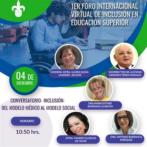 Primer Foro Internacional Virtual De Inclusi N En Educaci N Superior