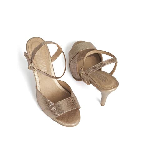 Sandalias En Cuero De Tac N Ref Z Bronce Dfv Leather Shoes Bags