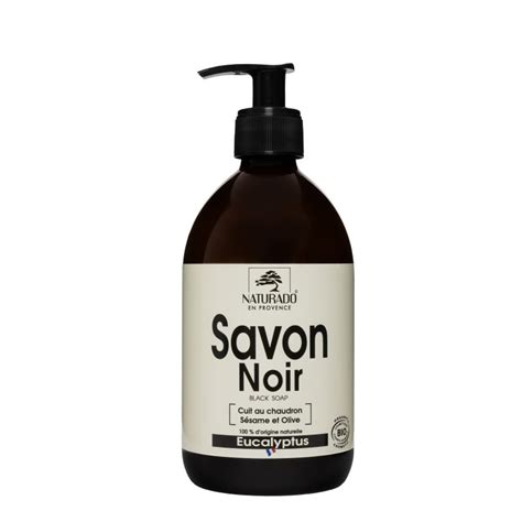 Savon Douche Noir Eucalyptus Bio 500 Ml