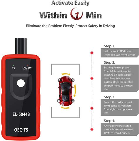 JDIAG EL 50448 TPMS Relearn Tool For GM Auto Tire Pressure Monitor