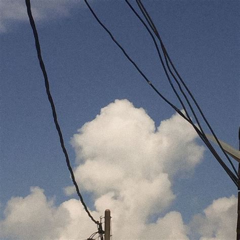 Clouds Clouds Outdoor Utility Pole