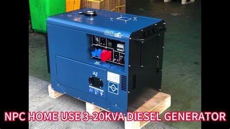 10kva Silent Diesel Generator For Home Silent 13 Phase Sound Proof