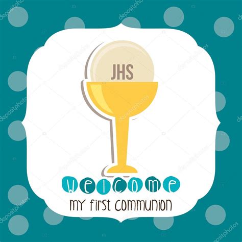 My First Communion Stock Vector Image By Yupiramos 64332731