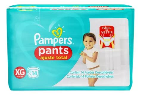 Fraldas Pampers Pants Ajuste Total Xg Parcelamento Sem Juros