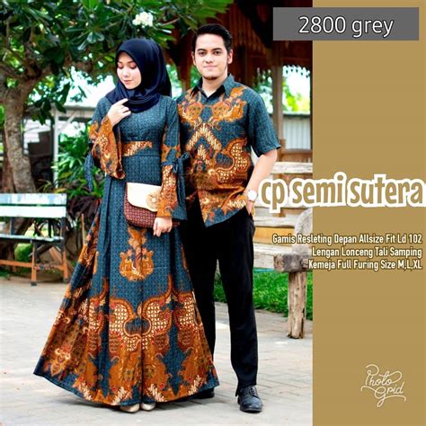 Model Batik Couple Modern Terbaru 2020 Desain Mewah