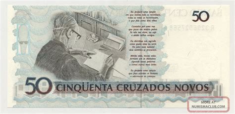 Brazil Cruzados Novos Nd Pick A Unc Uncirculated Banknote