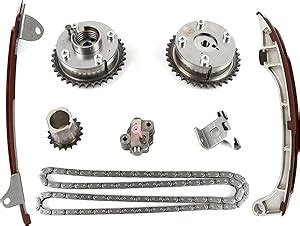 DAYSYORE Timing Chain Kit Intake Exhaust Camshaft VVT Gear Fits For