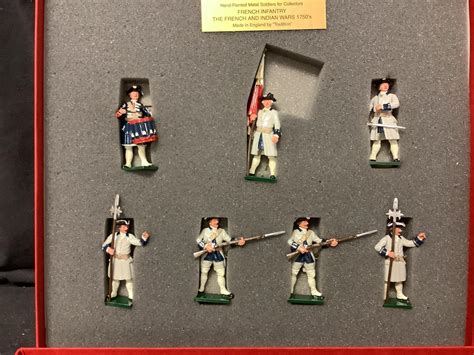 Lot Collection Of Toy Soldiers Including 3 Boxes Of French Infantry