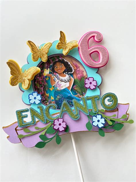 Encanto Cake Topper Encanto Birthday Party Decorations Etsy